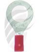 Jaylec Pack 100 Ring Terminal 10mm Insu L Pvc Std Crimp Red
