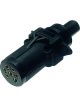 Hella 7 Pin Small Round Trailer Plug Plastic