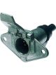 Hella 7 Pin Small Round Trailer Socket Metal Common Tas Qld Nsw & Wa