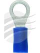 Jaylec Pck 100 Ring Terminal 5mm Insul Pvc Copper Sleeve Blue