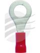 Jaylec Pck 100 Ring Terminal 6mm Insul Pvc Copper Sleeve Red