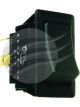 Cole Hersee Rocker Switch Off/Mom On 25Amp 12/24V Spst 2 Blade Terminals