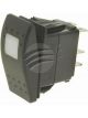 Carling Rocker Switch On/Off Red Illum 12V 20Amp Spst 4 Blade Terminal
