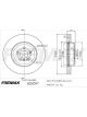 Fremax Brake Disc Front Bmw 5 Series (G30) 530I 2017- 348mm Dia
