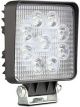 Autolamps LED Square Worklamp Flood Beam 9-32V 27 Watt 9 Leds Blck 1080