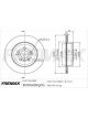 Fremax Brake Disc Right Rear Bmw 5 (G30, F90) 530E 2017-On