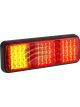 Jaylec LED Stop/Tail/Indicator Lamp 12/24V w/ Reflector 30Cm Lead Black
