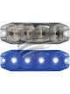 Autolamps Blue 4 Module LED Emergency Lamp 12/24V Flush Mount 25cm