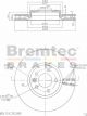 Bremtec Euroline Brake Rotor For Front Vw Transporter (7H) 132Tdi 2.0