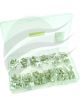 Jaylec Cable Lug Assortment Open Barrel Style Incl. 120 Various Sizes