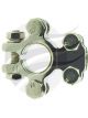Jaylec Battery Terminal Neg 1 B&S Saddle Dual Aux 2 B&S Solid Brass