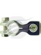 Jaylec Battery Terminal Neg End Entry 0 B&S HD Solid Brass Nickel