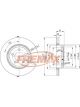 Fremax Brake Disc Rear Pair