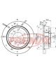 Fremax Brake Disc Rear Each