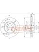 Fremax Brake Disc Rear Pair