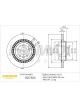 Fremax Brake Disc Rear Pair Volvo Xc60 2012-On