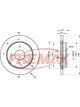 Fremax Brake Disc Rear Pair
