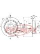 Fremax Brake Disc Rear Pair