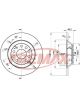 Fremax Brake Disc Rear Pair