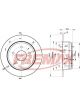 Fremax Brake Disc Rear Each