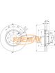 Fremax Brake Disc Front Pair