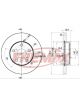 Fremax Brake Disc Front Pair
