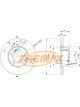 Fremax Brake Disc Front Pair Bmw E87 120, E90 318 320 325