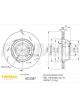 Fremax Brake Disc Rear RH Porsche Panamera, S, Gts