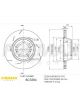 Fremax Brake Disc Rear LH Porsche Panamera, S, Gts