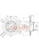 Fremax Brake Disc Rear LH Porsche 996T, Gt3, C4S