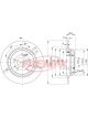Fremax Brake Disc Rear Pair