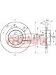 Fremax Brake Disc Pair Subaru Forester Outback Xv Brz. For Toyota 86