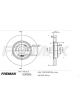 Fremax Brake Disc Front Pair Santa Fe Elantra Sonata Tucson Veloster