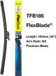 Tridon Wiper Blade FlexBlade NX 400mm 16In
