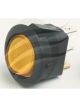 Hella Compact Rocker Switch 12V 10A Off-On Amber Illuminated For 20mm Dia