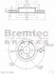Bremtec Euroline Brake Rotor For Front Volvo S60 S80 V60 V70 Xc70