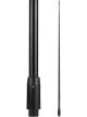 GME 27Mhz 1.2M Detachable Whip Antenna Black Fast Fit Fme