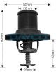 Dayco Thermostat Housing 89C