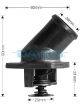 Dayco Thermostat Housing 88C