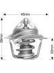 Dayco Thermostat 47.5mm Dia 91C Blister