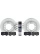 Bosch Disc And Pad Kit Front For Hilux Gun, KUN With Vsc. 319mm