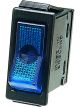 Hella Rocker Switch Off-On 12V 16A Blue Illuminated Suit 29X12mm Opening
