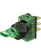 Hella Toggle Switch On/Off 12V Green Illuminated 12V 20Amp