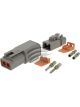 Deutsch Dtp Series 2 Way Connector Kit Incl Terminals And Wedges