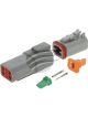 Deutsch Dt Series 4 Way Connector Kit Incl Green Band Terminals & Wedges