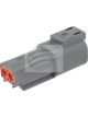 Deutsch Dt Series 2 Way Plug Connector [ref Narva 57402] Pack of 1