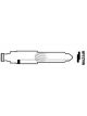 Aunger Blank Key Blade Suit Mazda