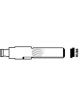 Aunger Blank Key Blade Suit VW / Audi / Skoda
