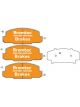 Bremtec Trans-Line Brake Pad