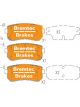 Bremtec Pro-Series Brake Pad